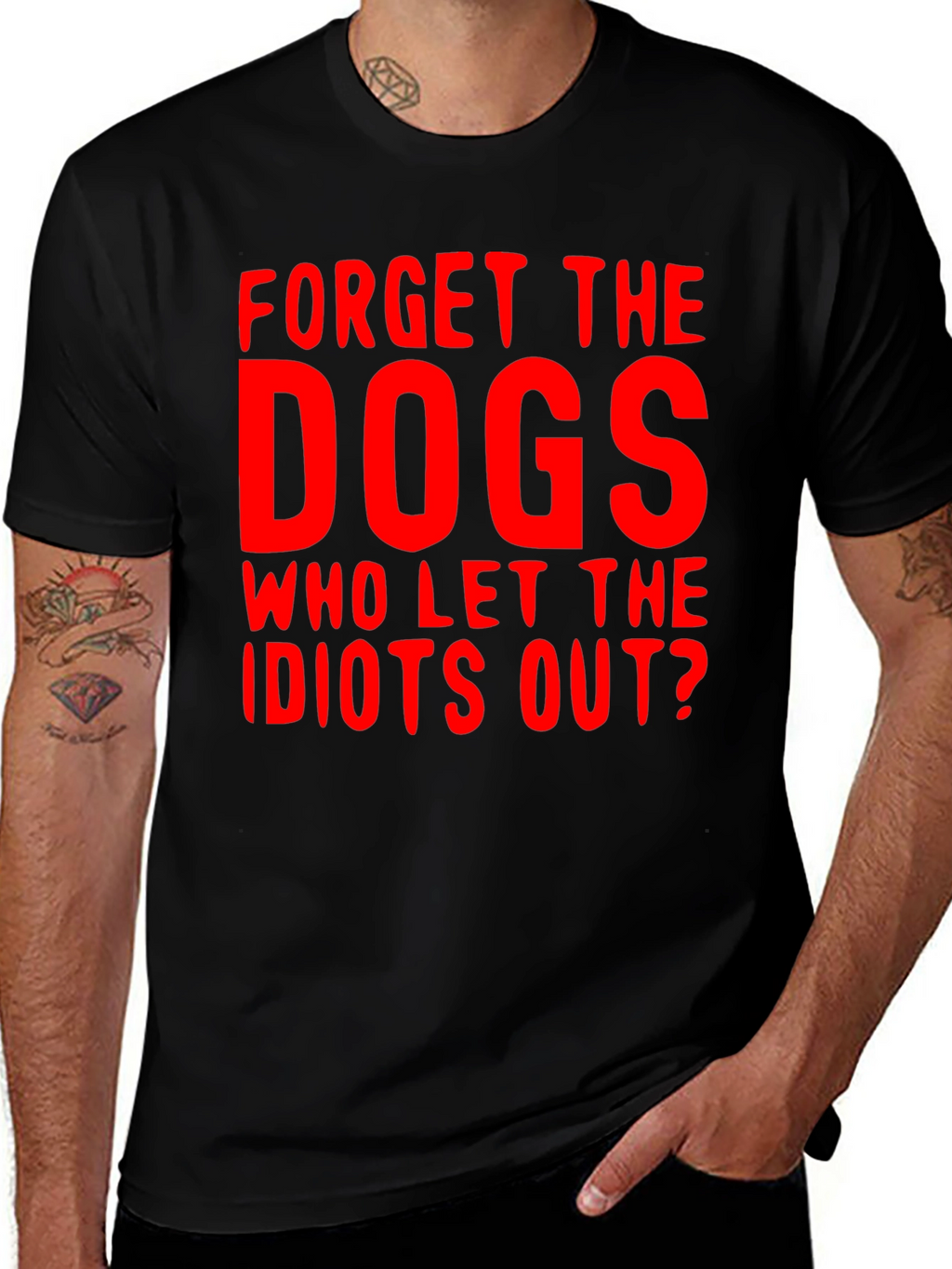 Forget the Dogs Graphic T-Shirt