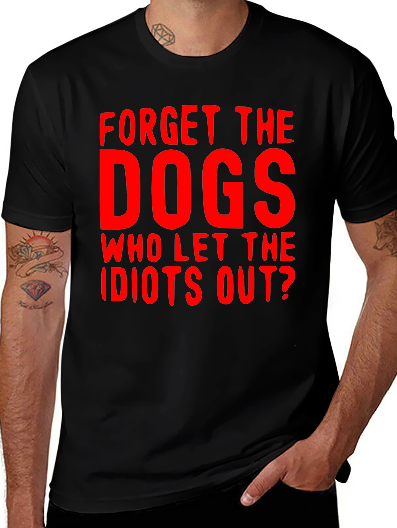 Forget the Dogs Graphic T-Shirt