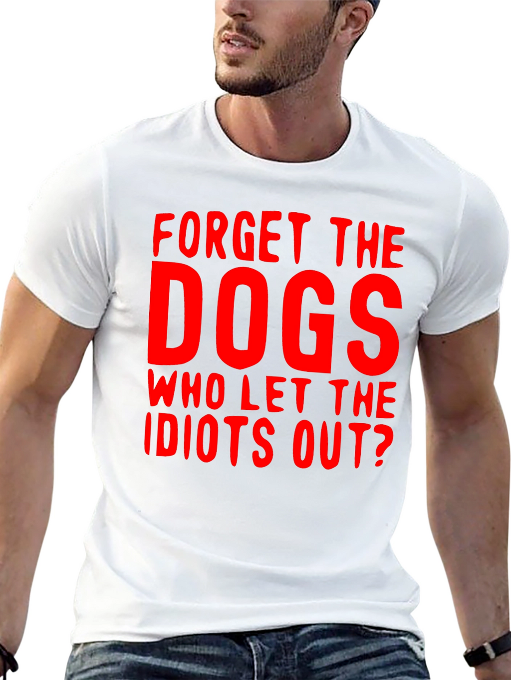 Forget the Dogs Graphic T-Shirt
