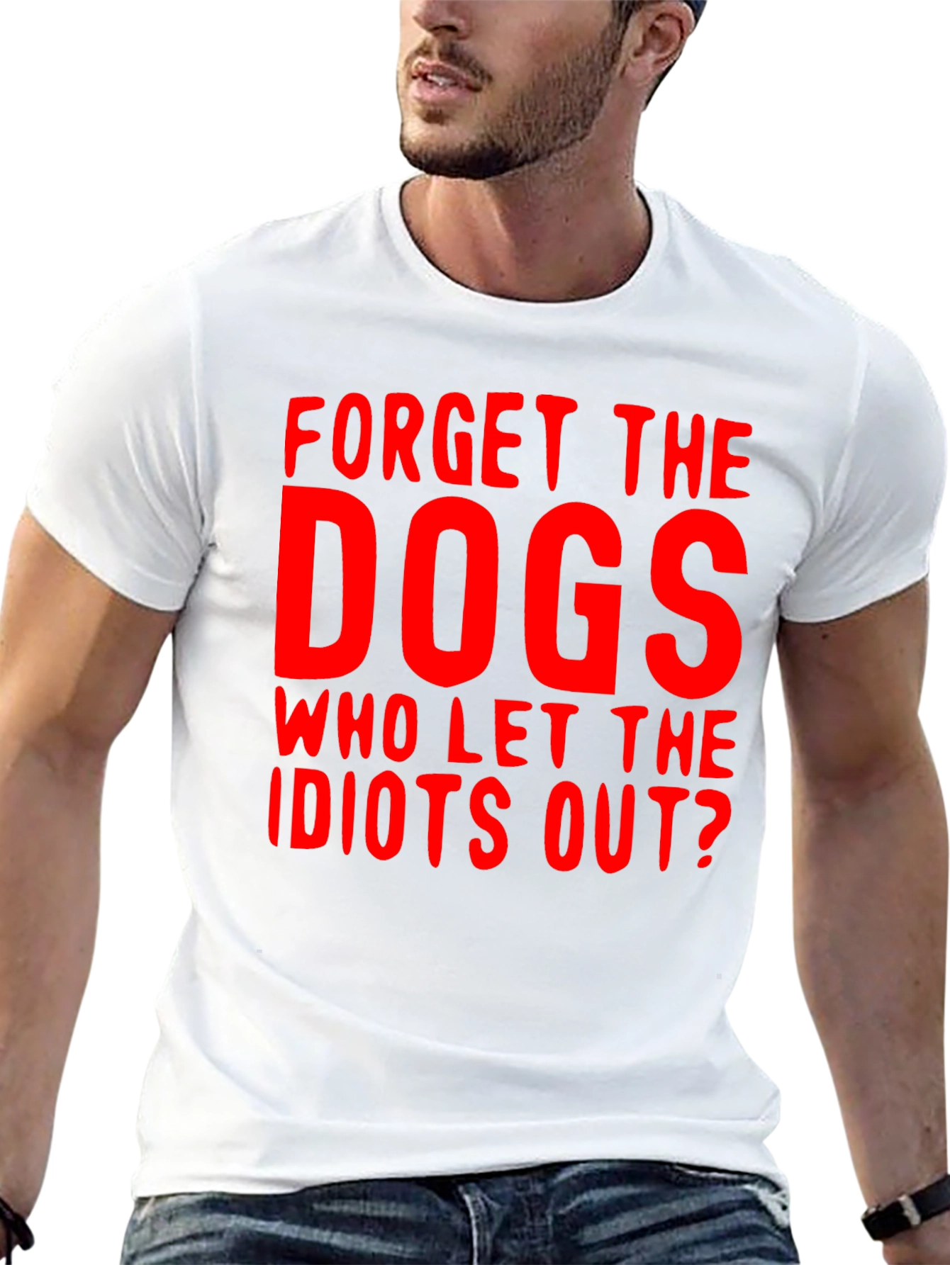 Forget the Dogs Graphic T-Shirt