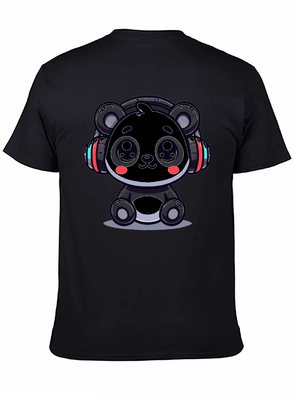 Cool Panda Headphone Graphic Tee