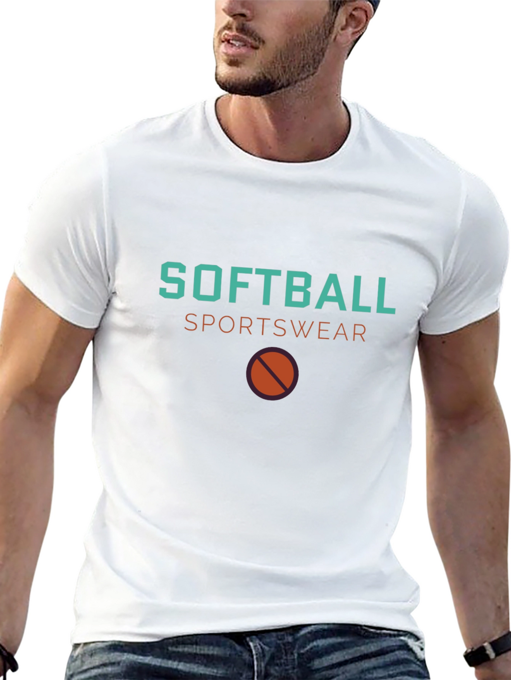 Softball Sportswear Graphic T-Shirt