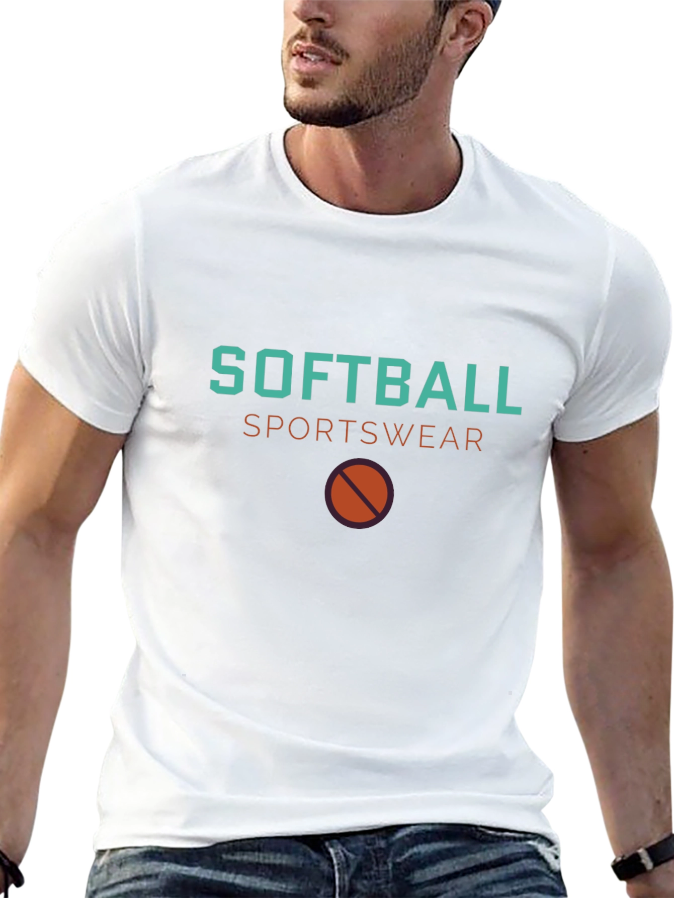 Softball Sportswear Graphic T-Shirt