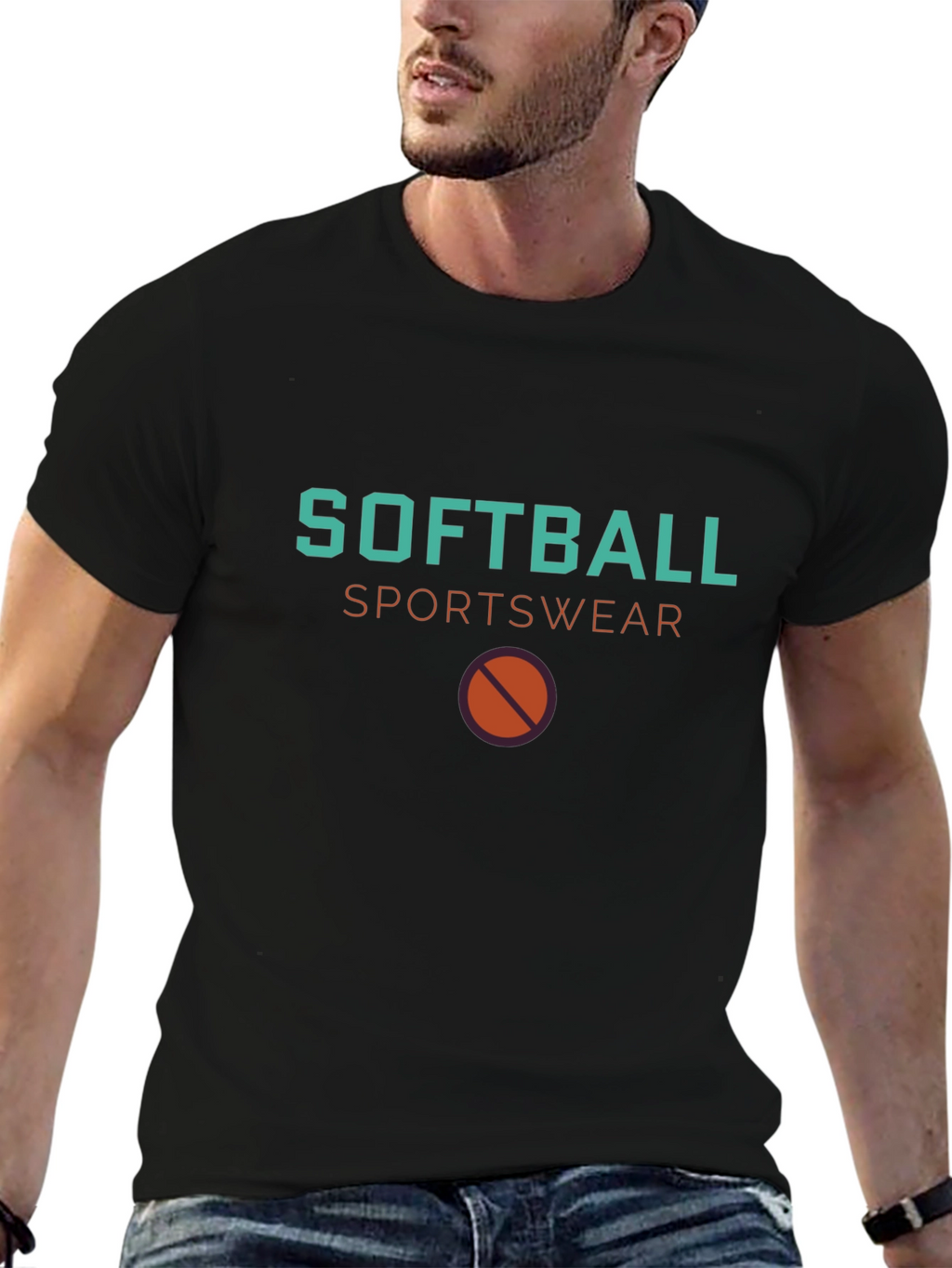 Softball Sportswear Graphic T-Shirt