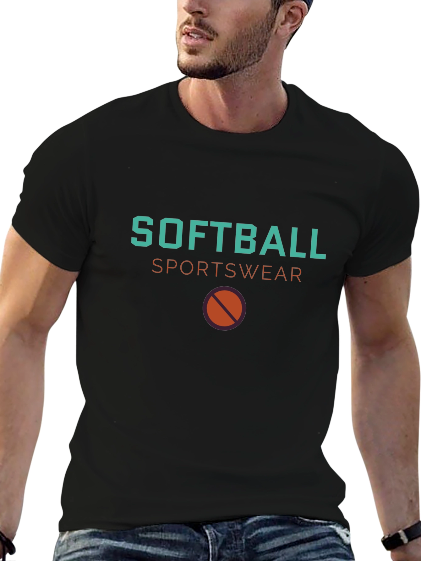 Softball Sportswear Graphic T-Shirt