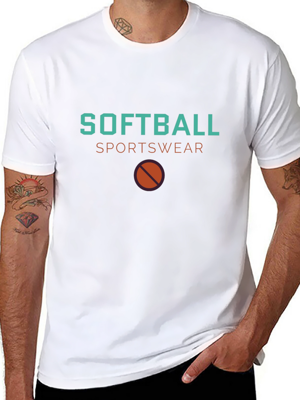 Softball Sportswear Graphic T-Shirt
