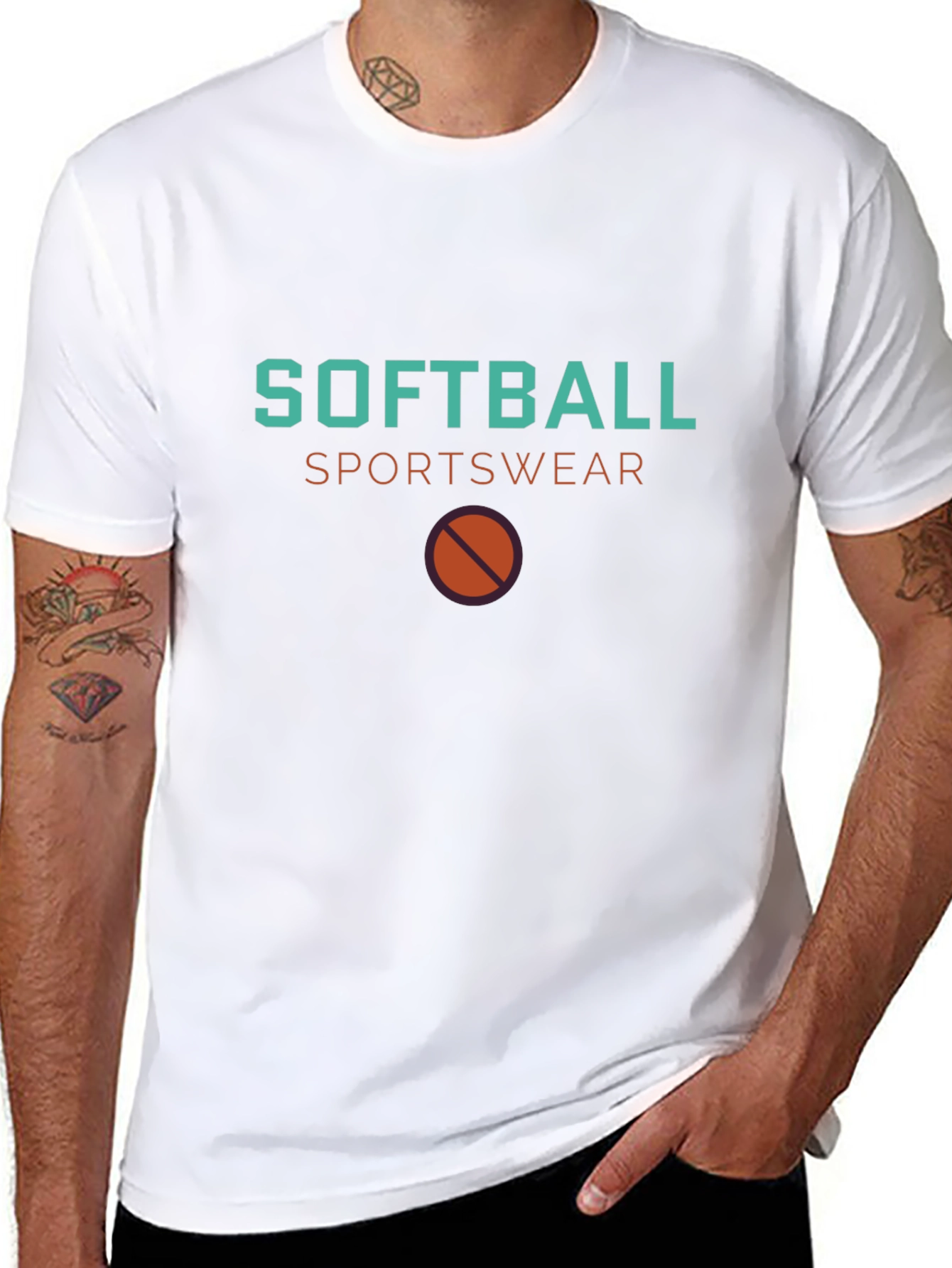Softball Sportswear Graphic T-Shirt