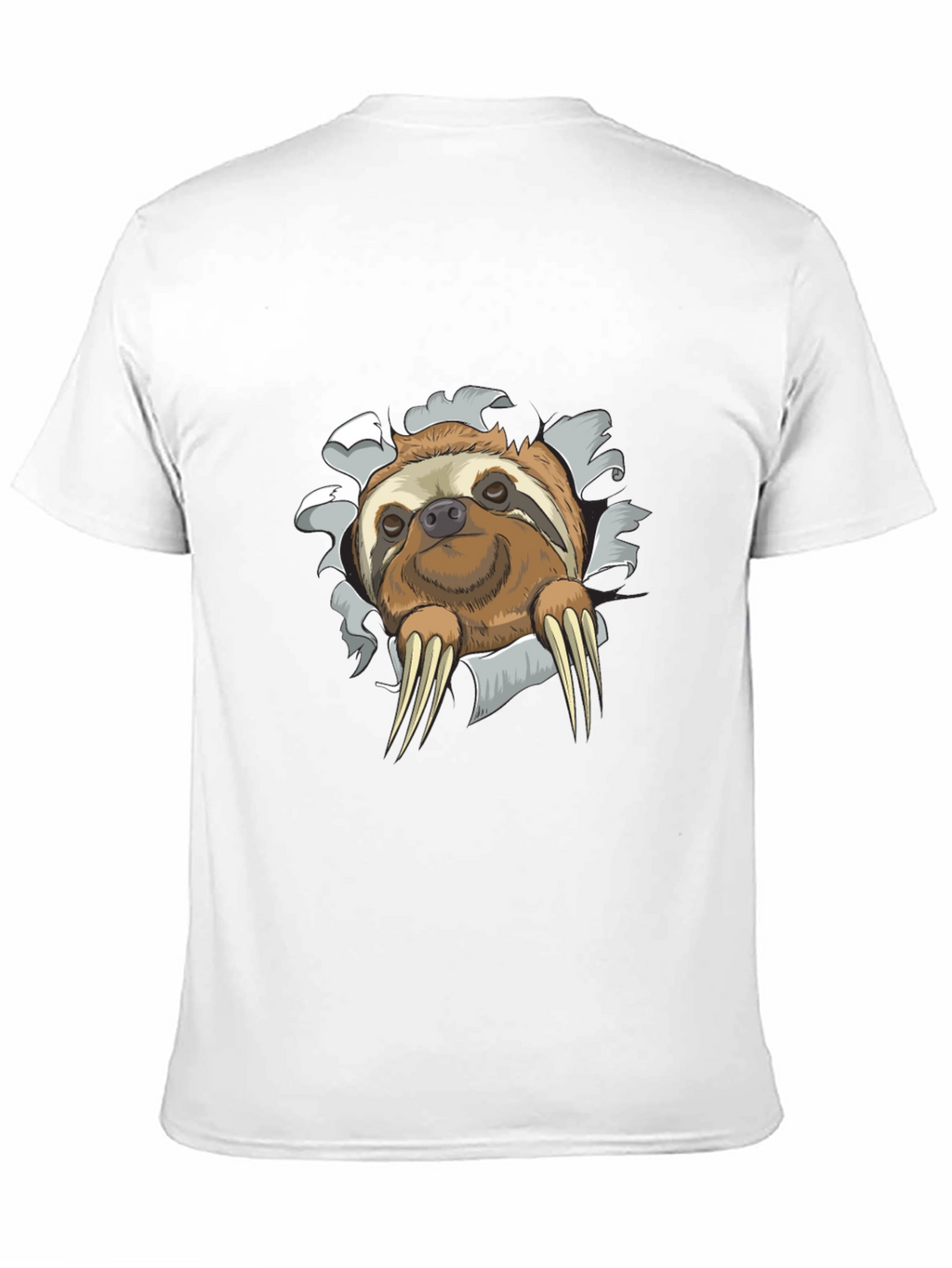 Sloth Graphic Tee - Mens Novelty Crewneck
