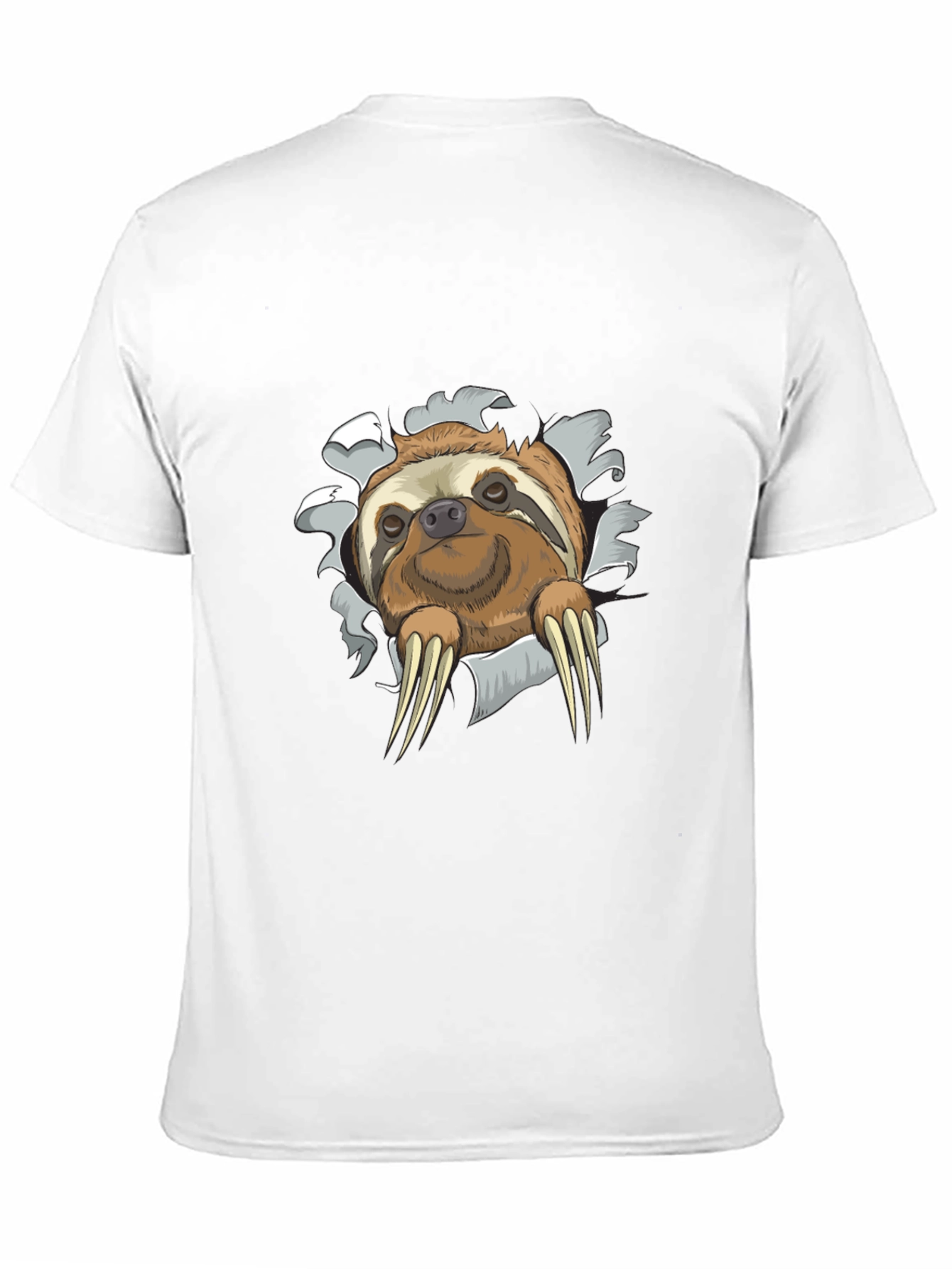 Sloth Graphic Tee - Mens Novelty Crewneck