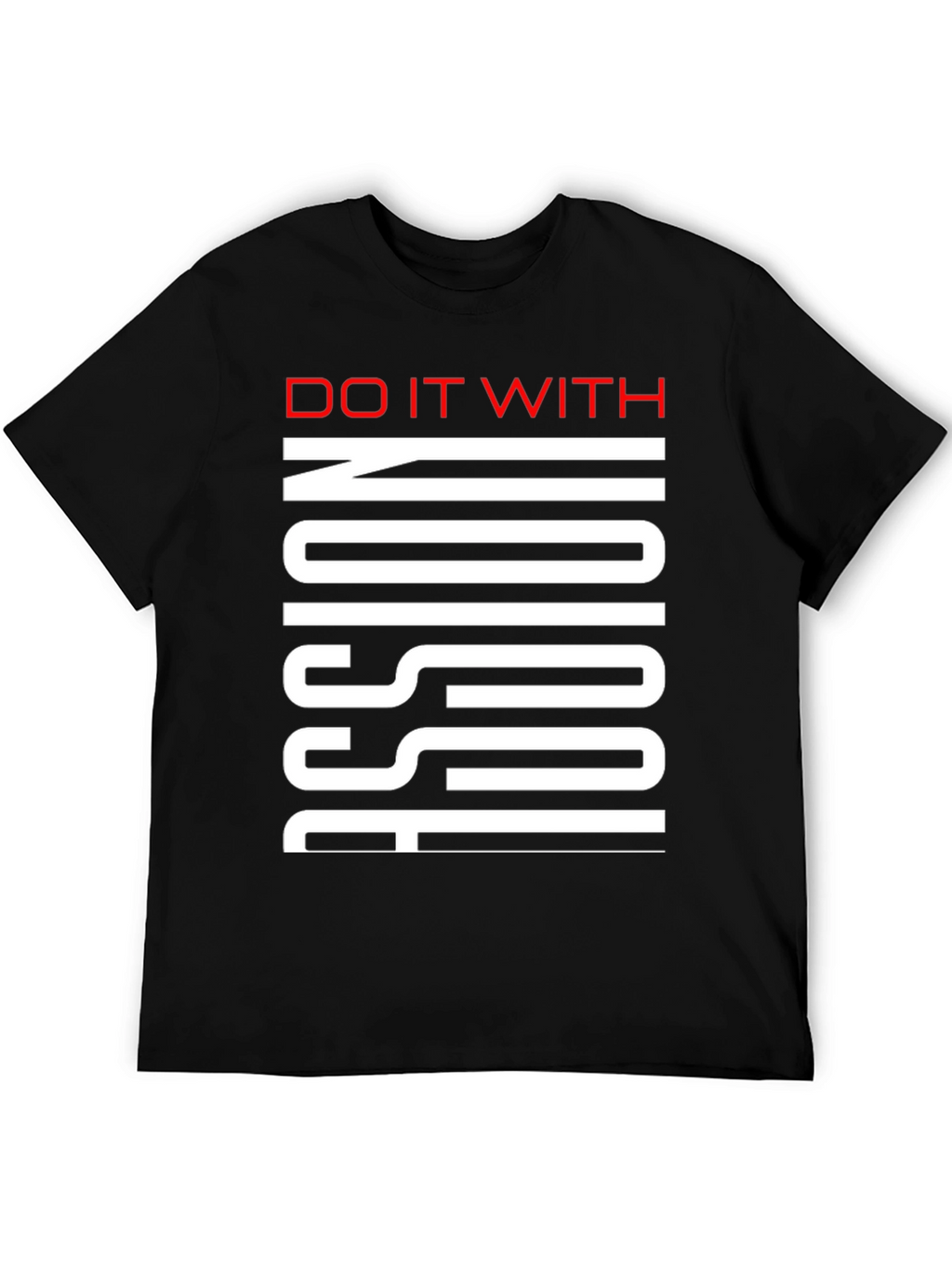 Do It With Passion Black Graphic Tee