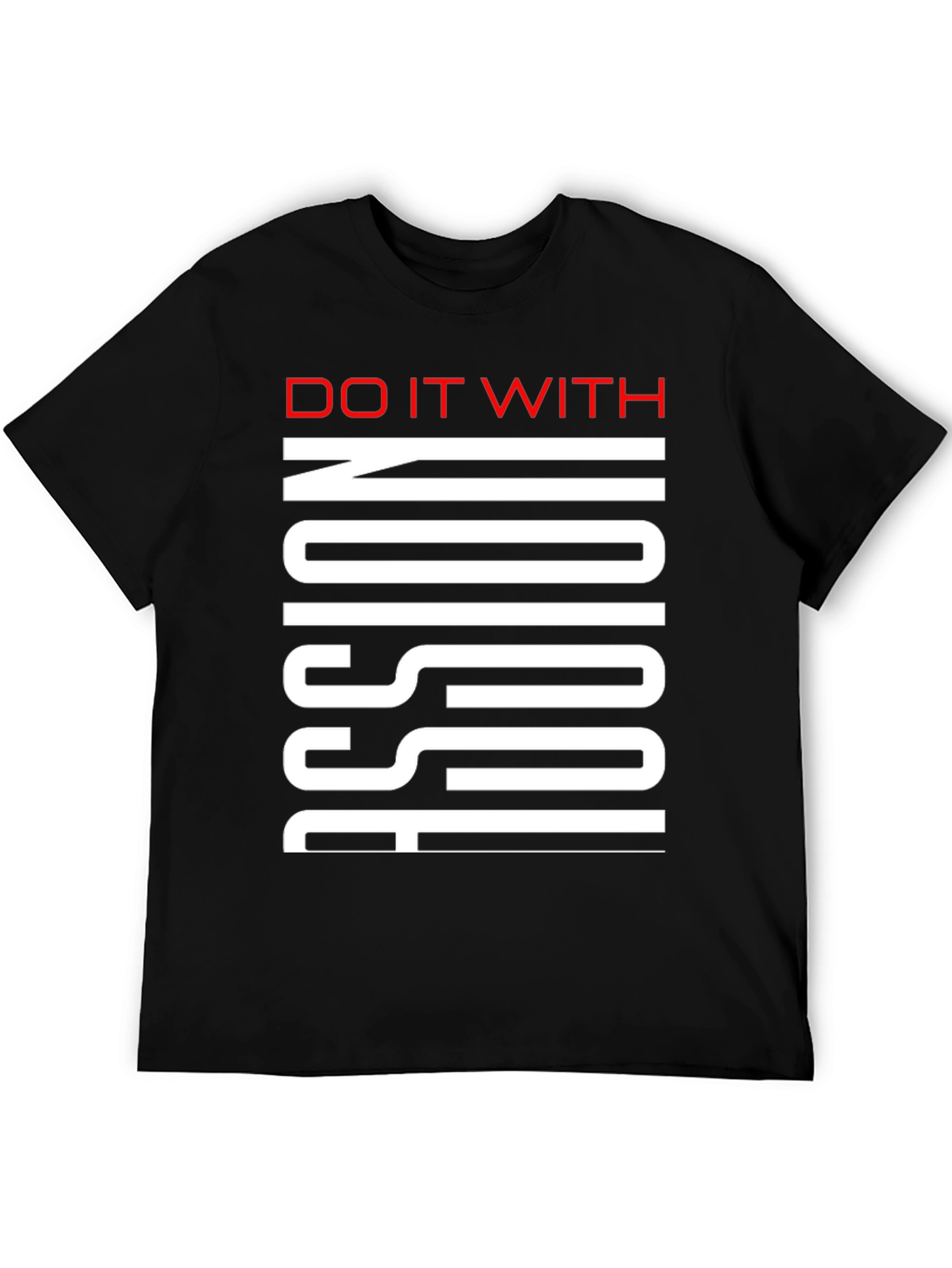 Do It With Passion Black Graphic Tee