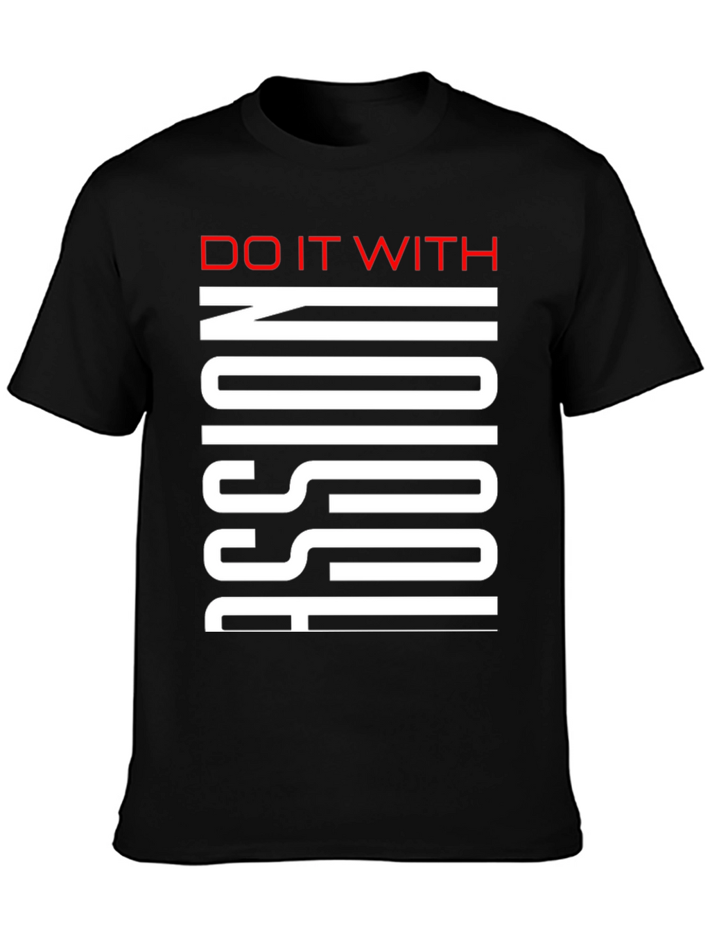 Do It With Passion Black Graphic Tee