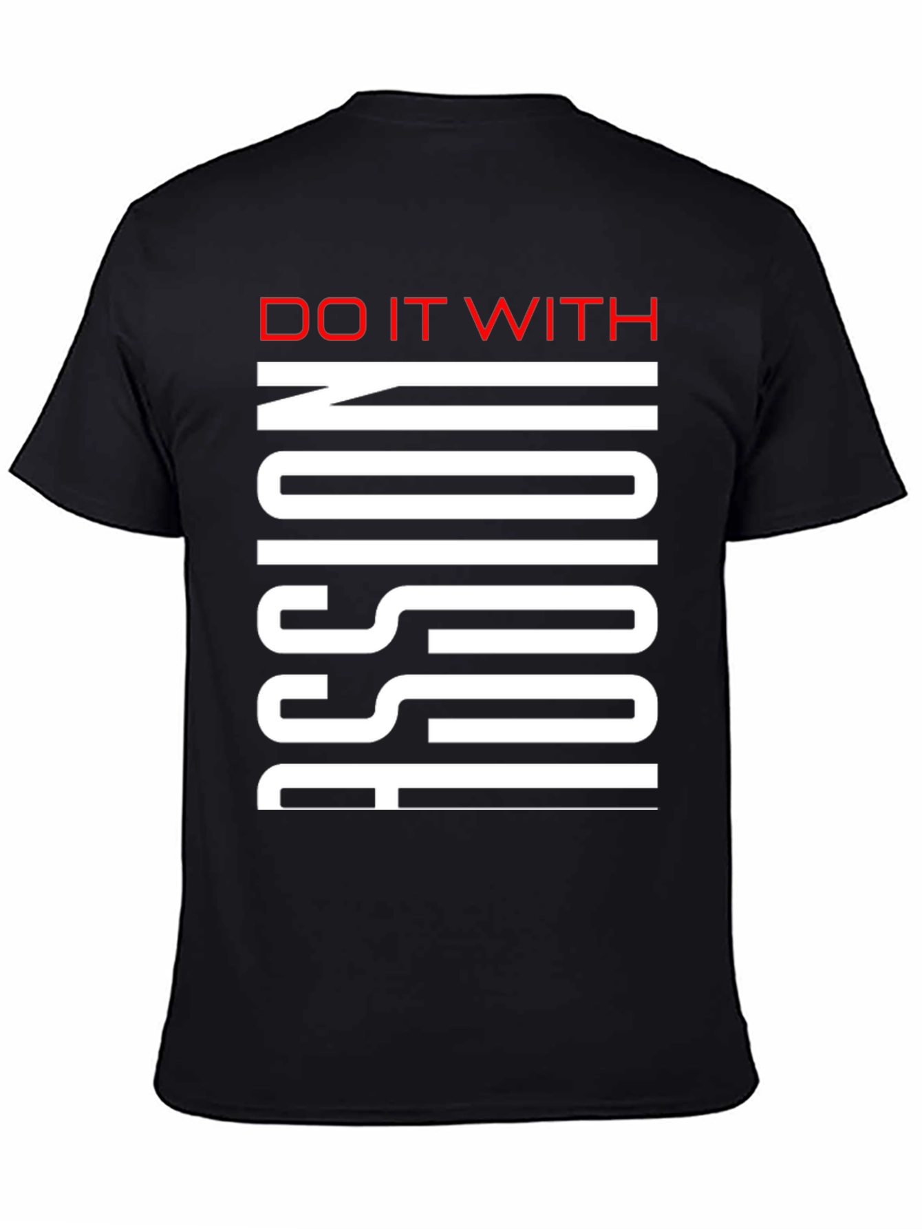 Do It With Passion Black Graphic Tee