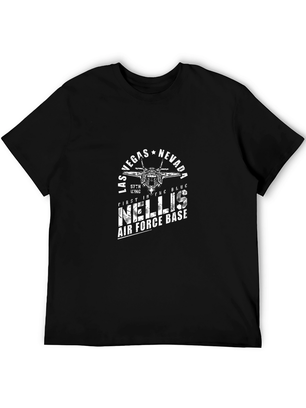 Las Vegas Nevada Fighter Jet Graphic Tee