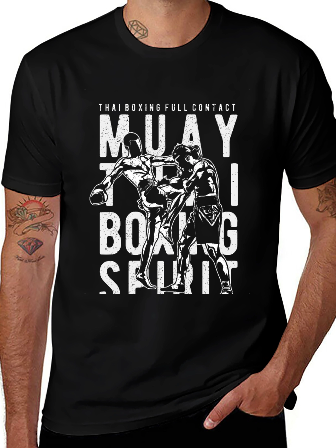 Muay Thai Boxing Full Contact Spirit T-Shirt