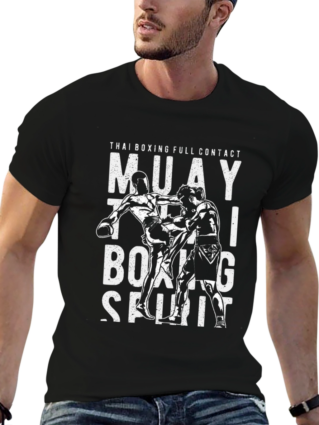 Muay Thai Boxing Full Contact Spirit T-Shirt