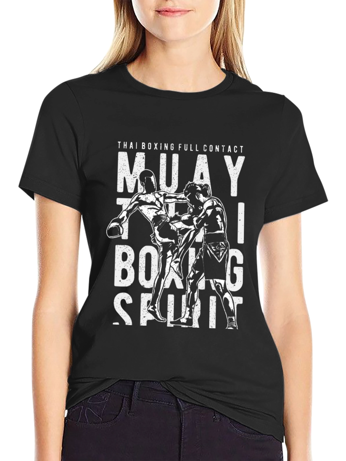 Muay Thai Boxing Full Contact Spirit T-Shirt