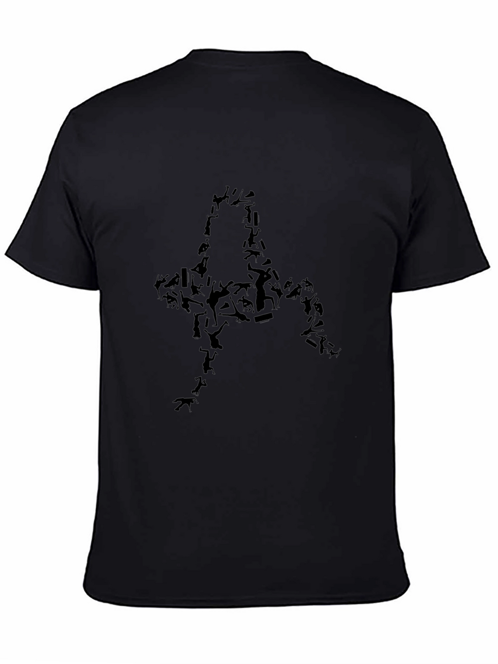 Animal Silhouette Black Graphic Tee