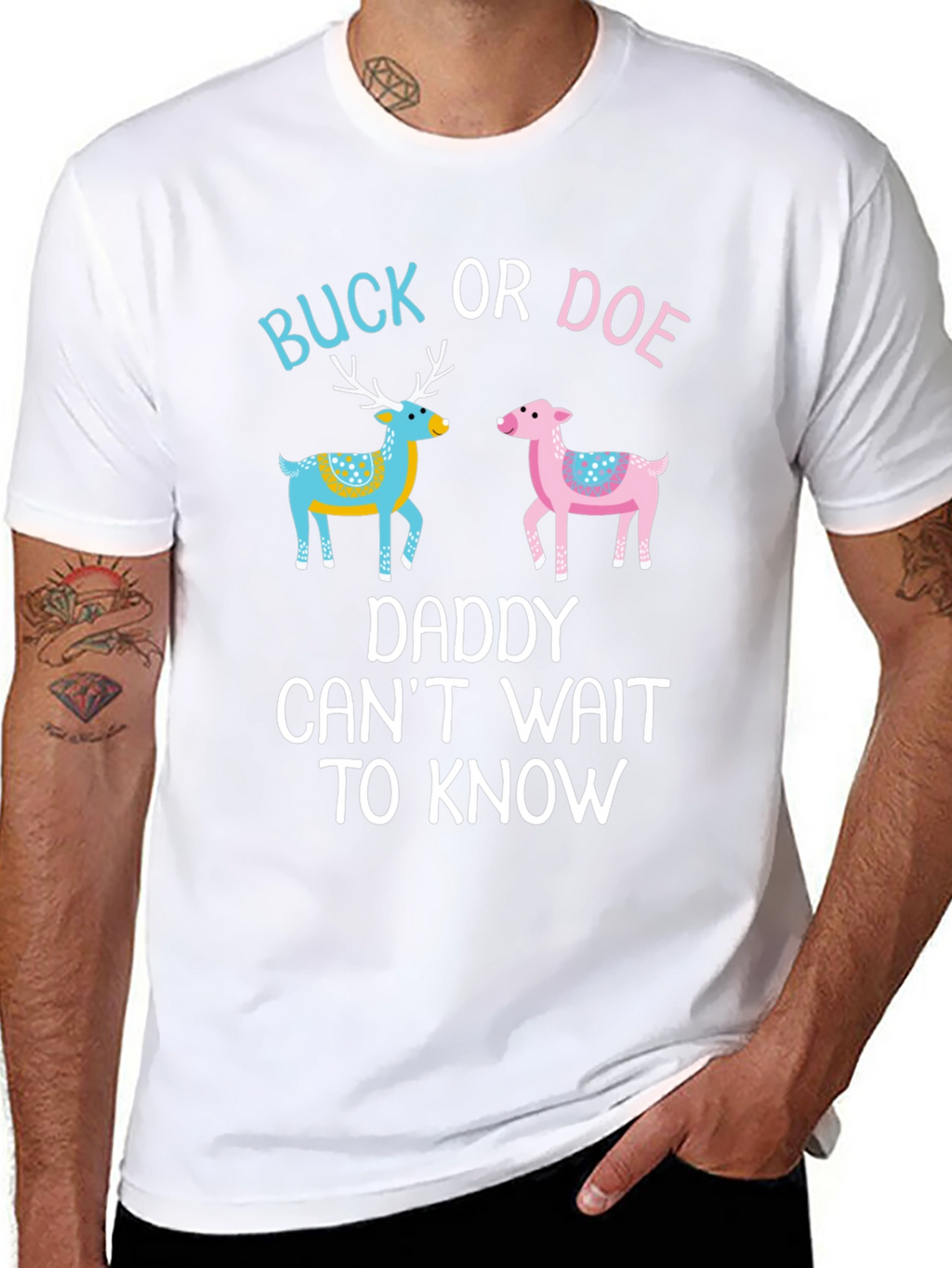 Buck or Doe Daddy T-Shirt Gender Reveal