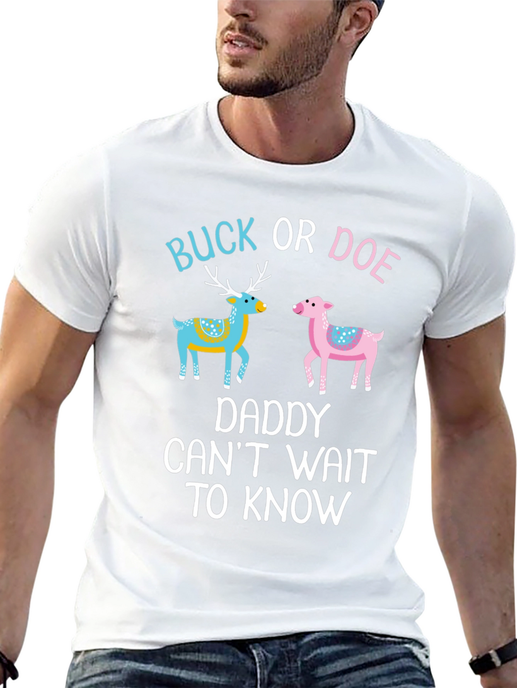 Buck or Doe Daddy T-Shirt Gender Reveal