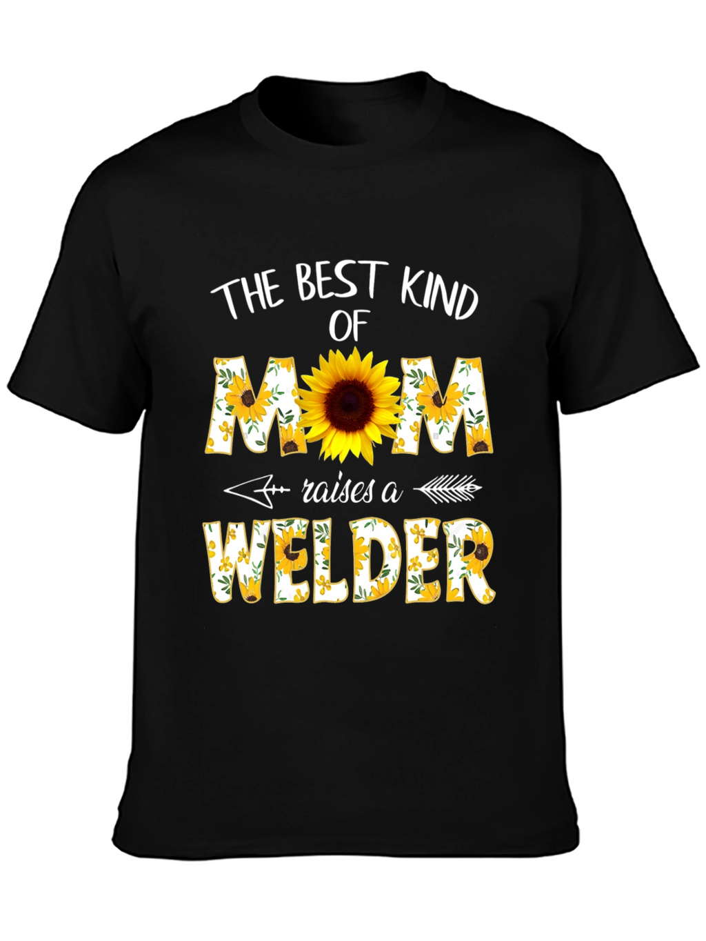 Sunflower Mom Welder T-Shirt