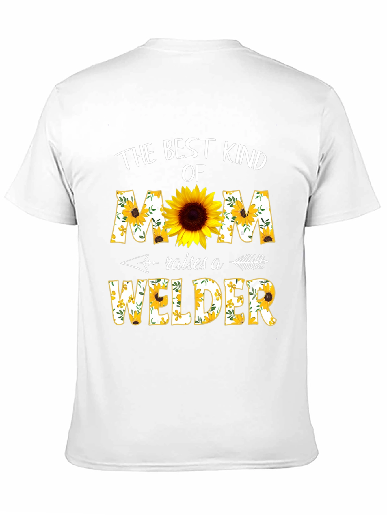 Sunflower Mom Welder T-Shirt