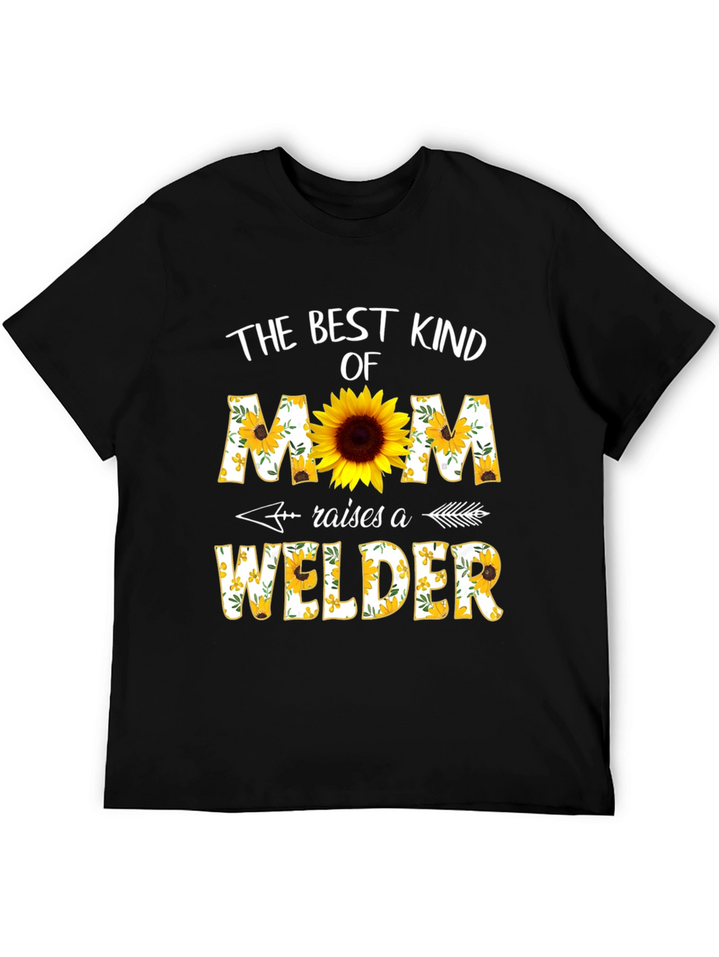 Sunflower Mom Welder T-Shirt