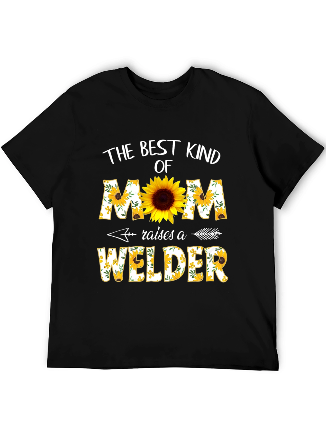 Sunflower Mom Welder T-Shirt
