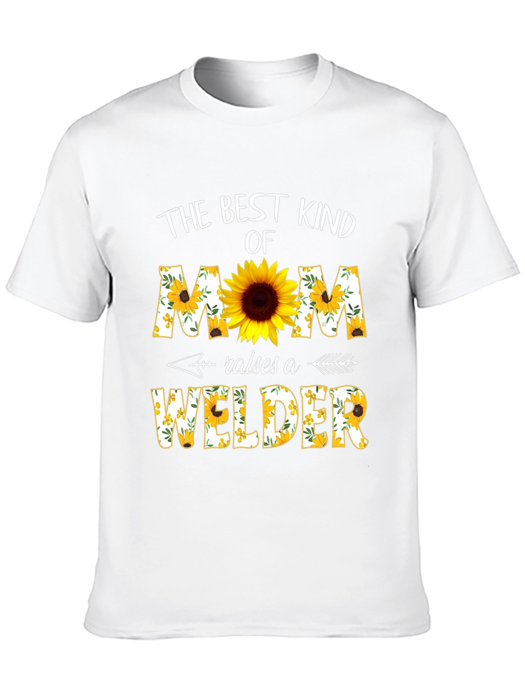 Sunflower Mom Welder T-Shirt