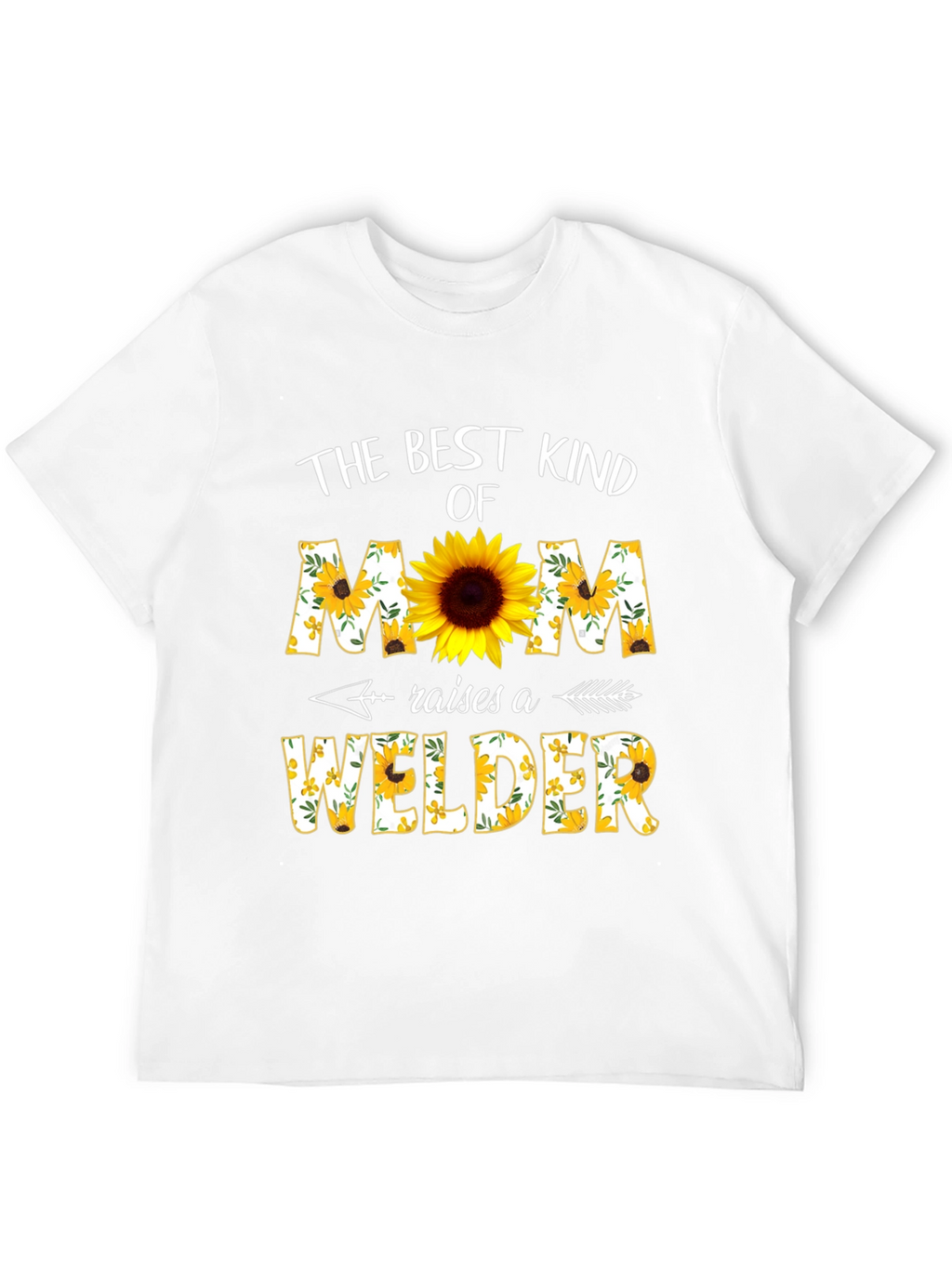 Sunflower Mom Welder T-Shirt