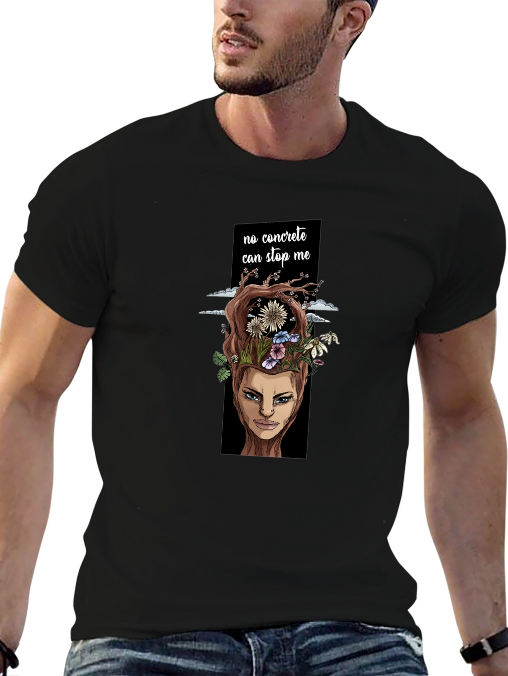 Concrete Cant Stop Me Graphic Tee