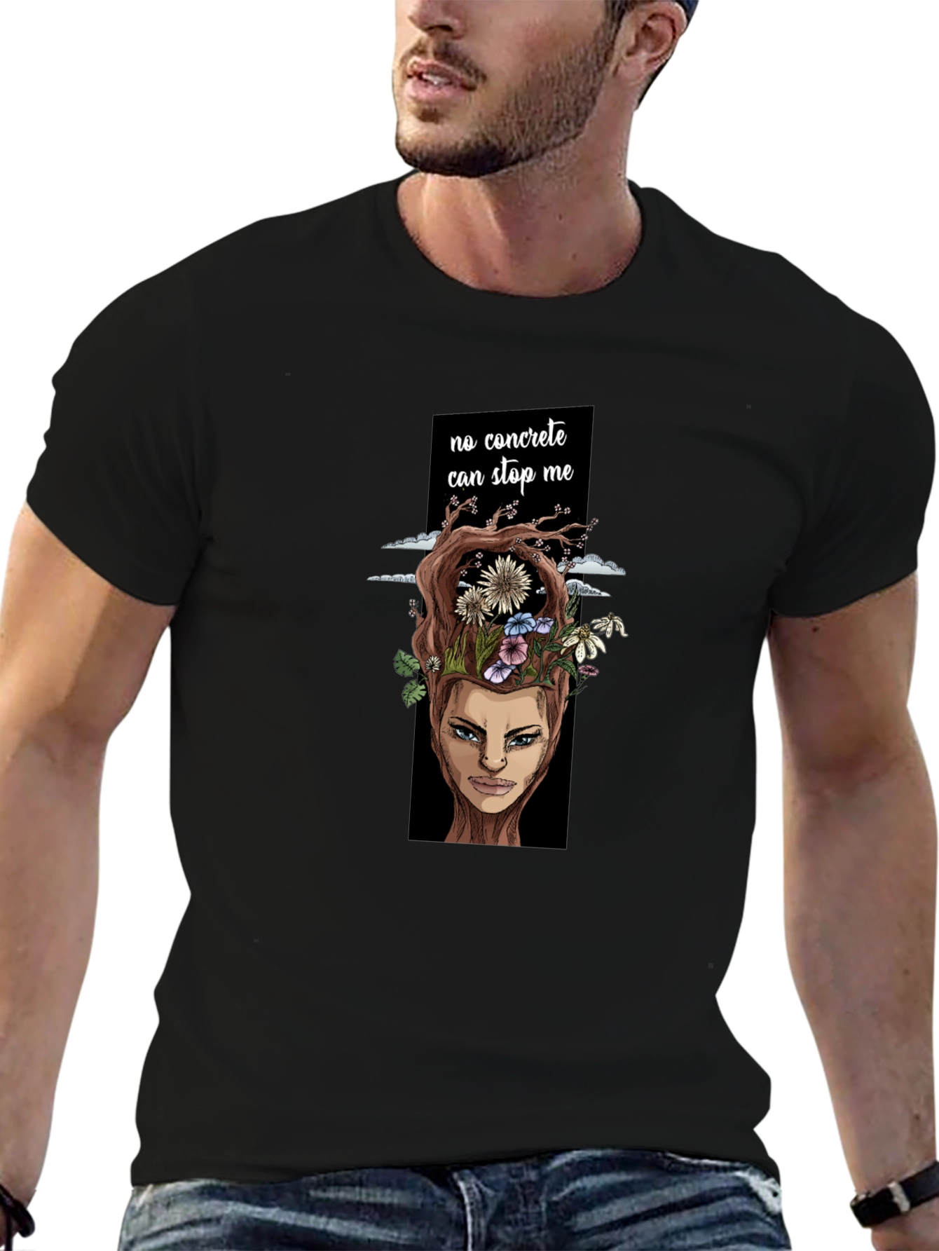Concrete Cant Stop Me Graphic Tee