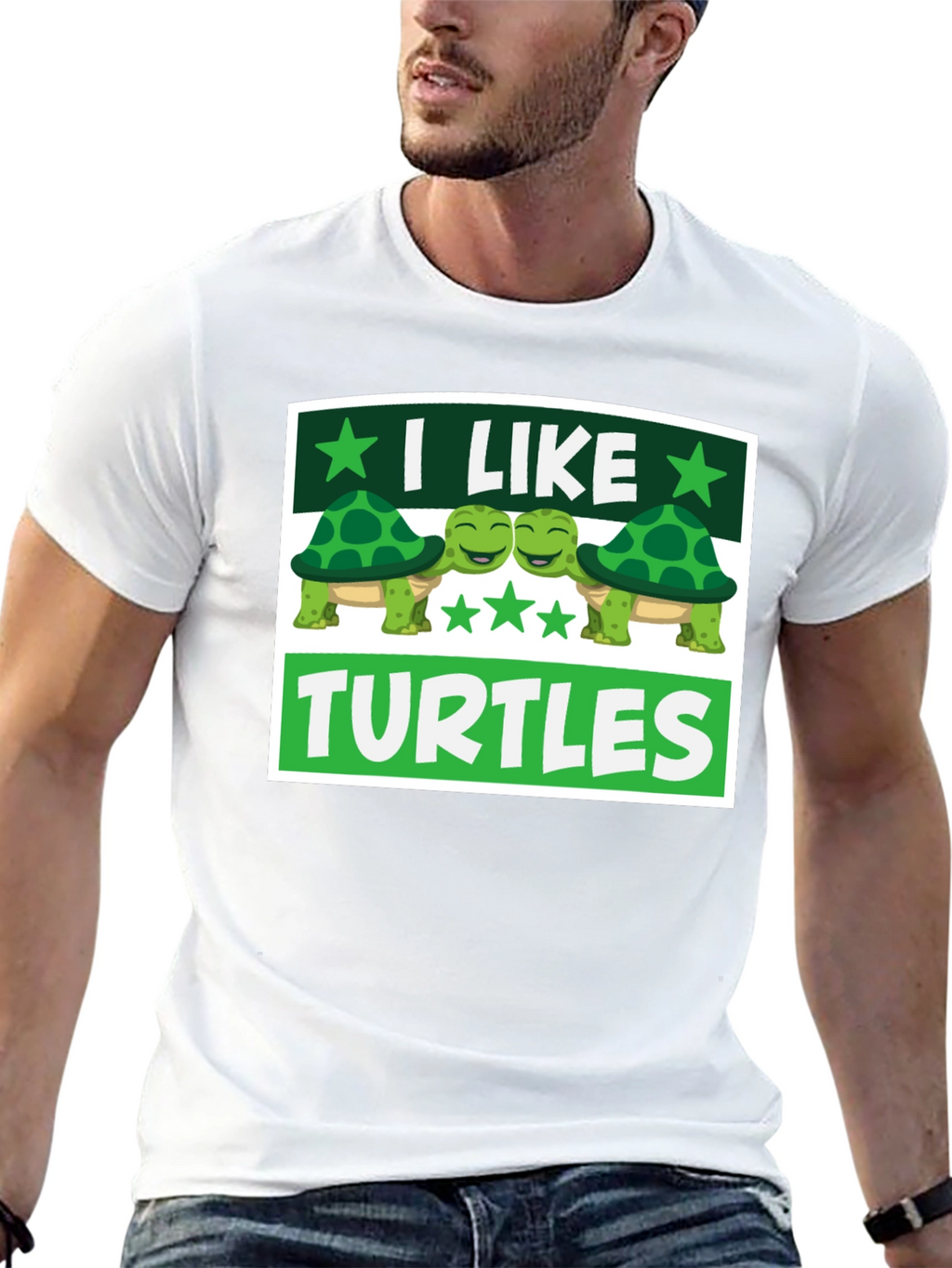 I Like Turtles Graphic T-Shirt