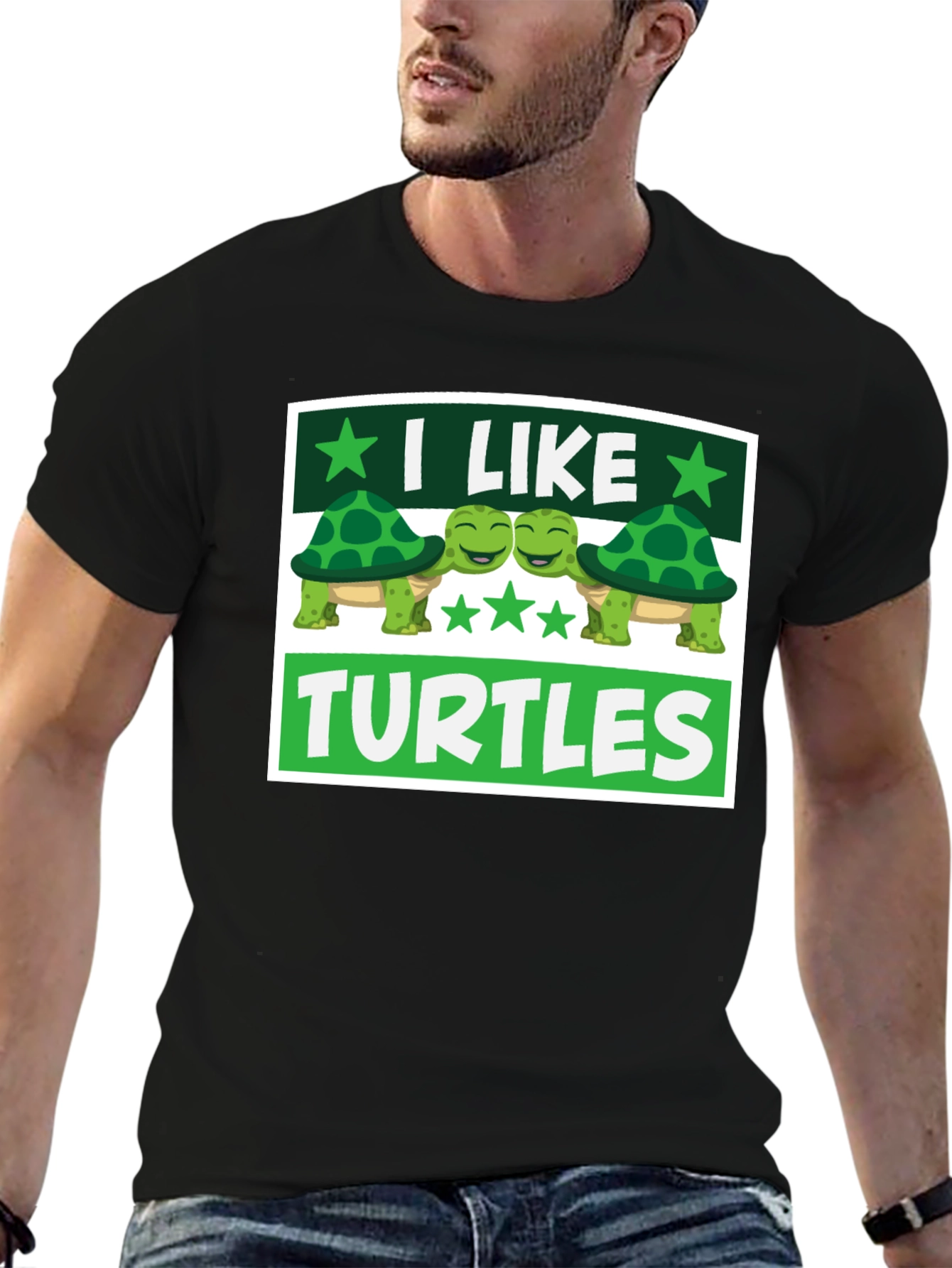 I Like Turtles Graphic T-Shirt