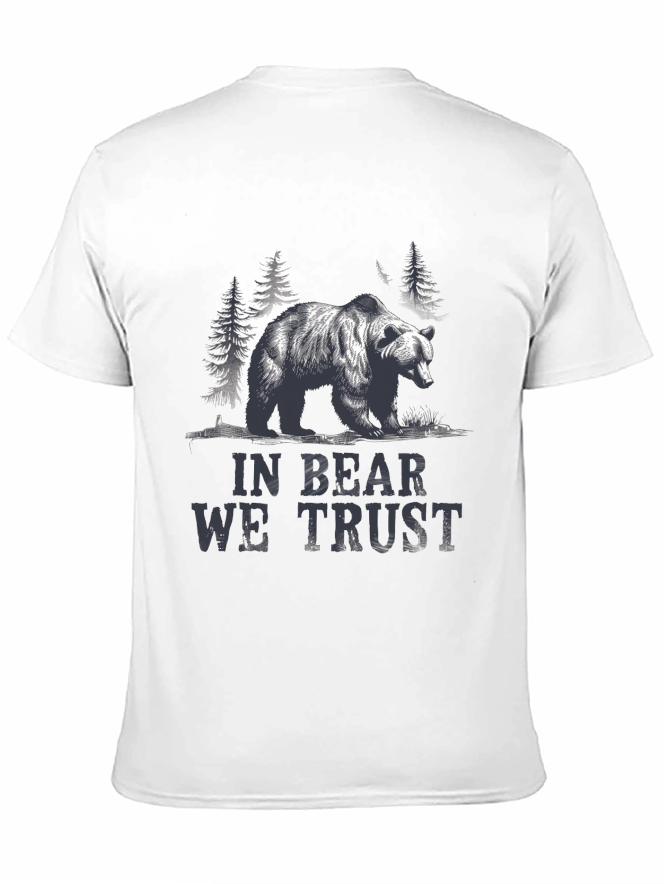 In Bear We Trust Graphic Tee - Black