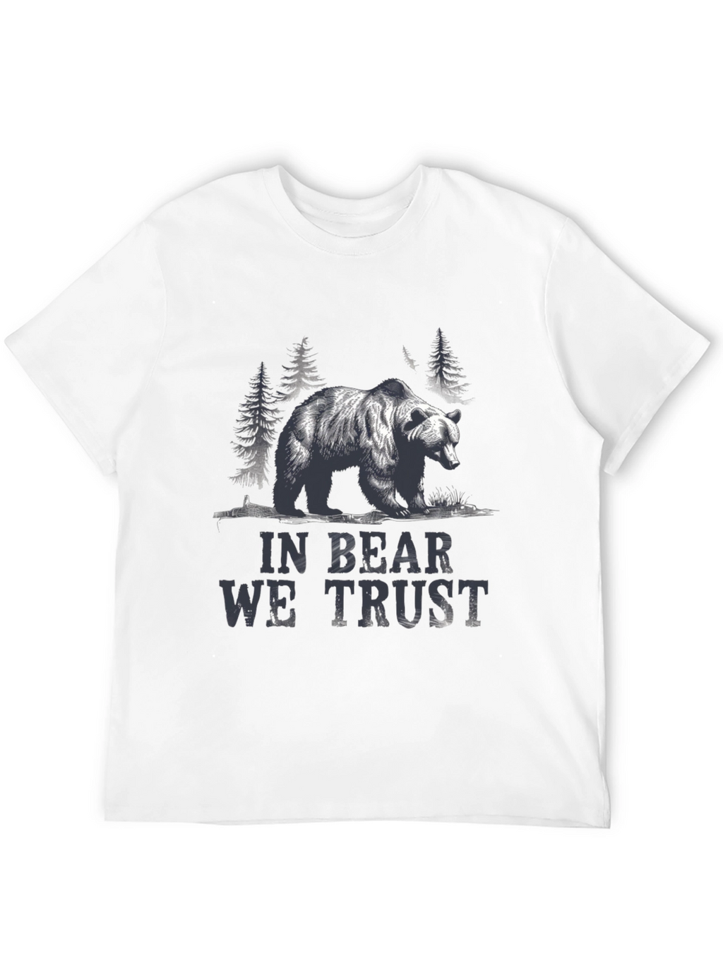 In Bear We Trust Graphic Tee - Black