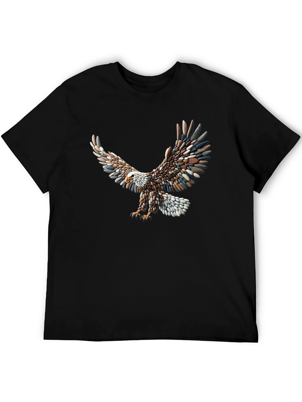 Eagle Stone Art Graphic T-Shirt