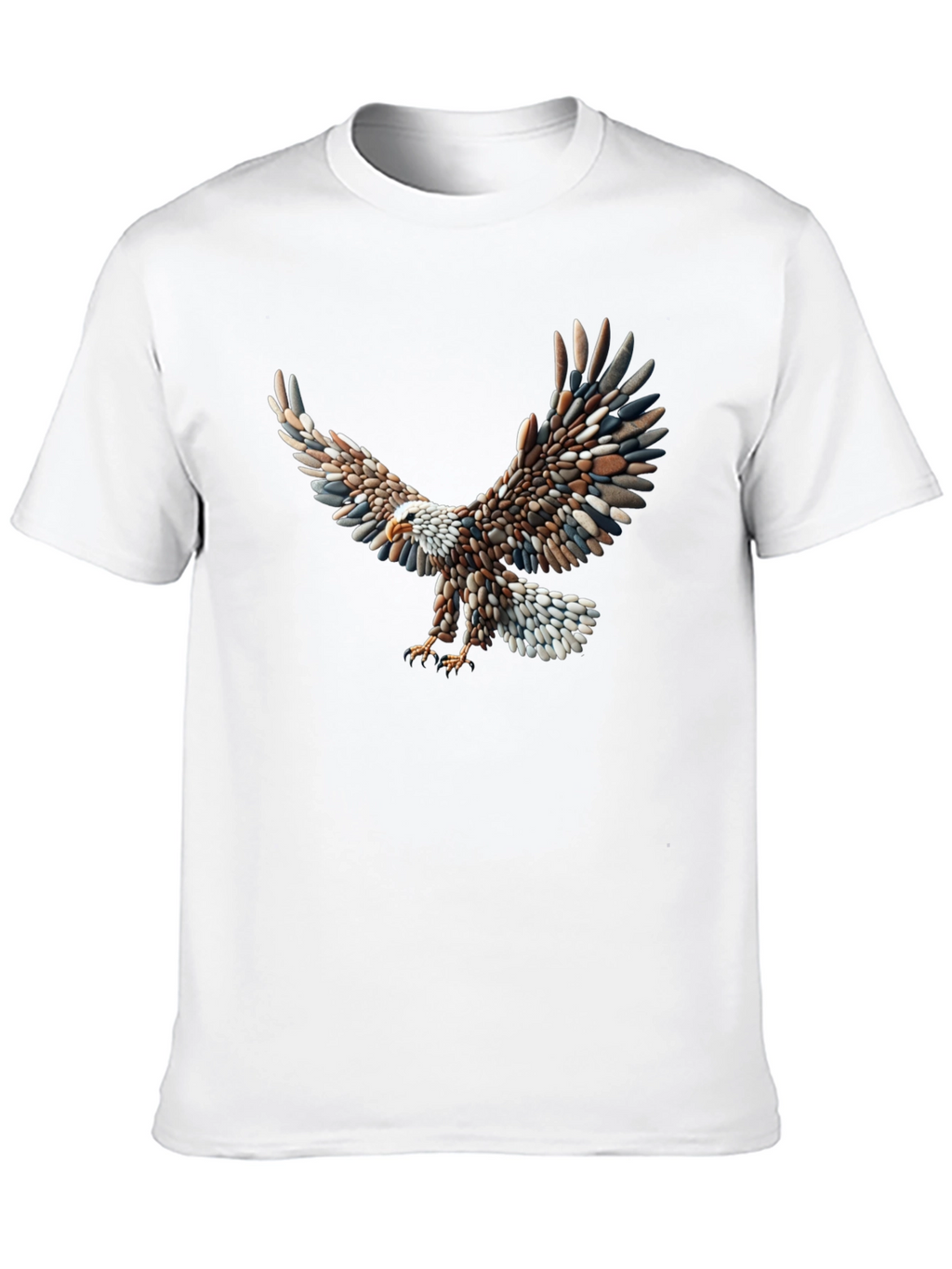 Eagle Stone Art Graphic T-Shirt