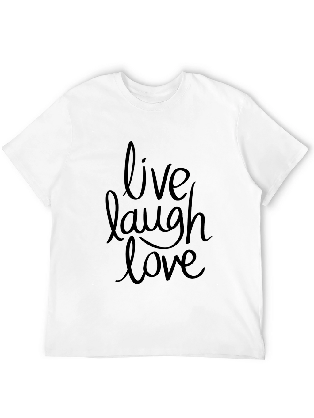 Live Laugh Love Graphic Tee - Black