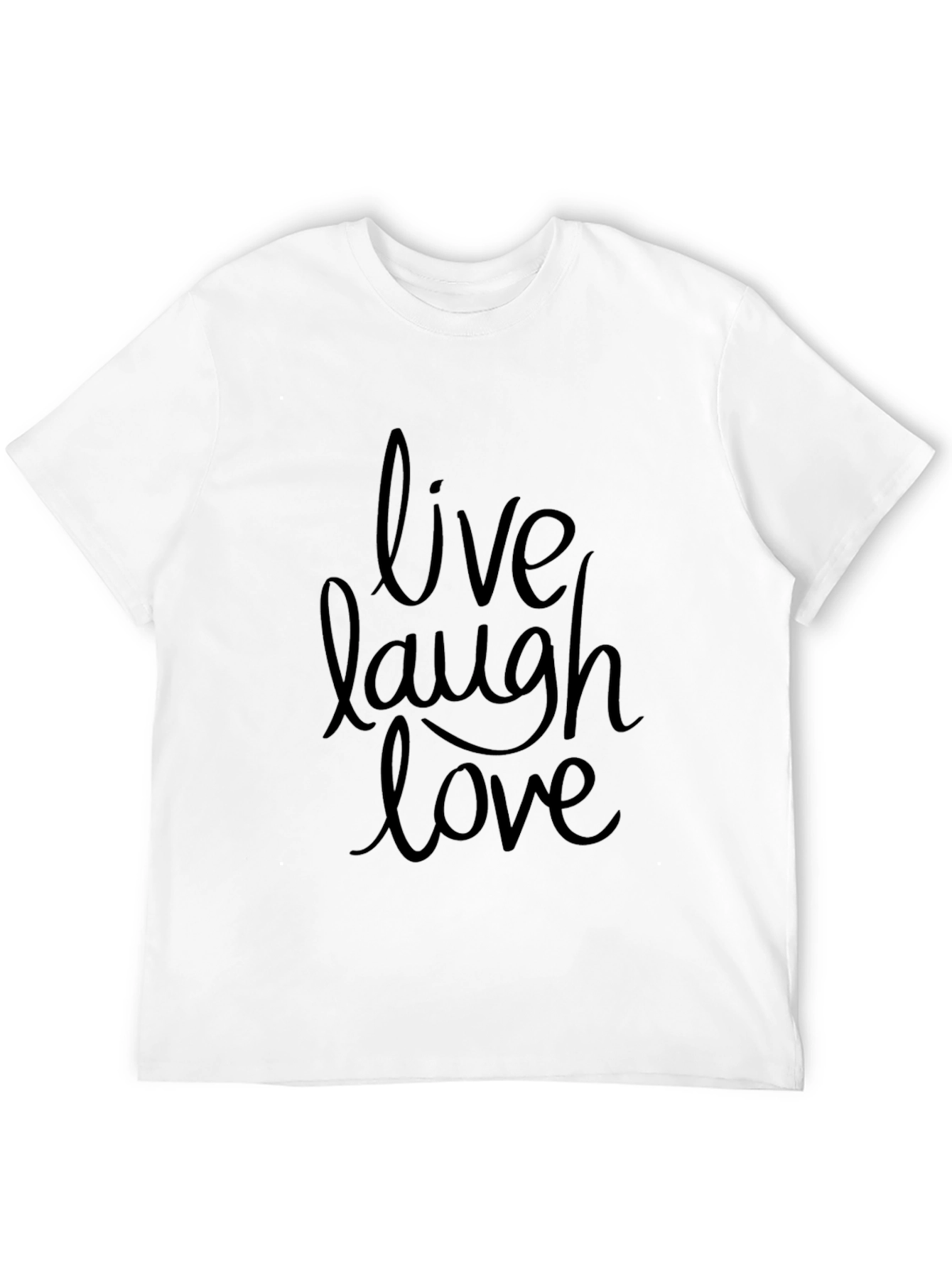 Live Laugh Love Graphic Tee - Black