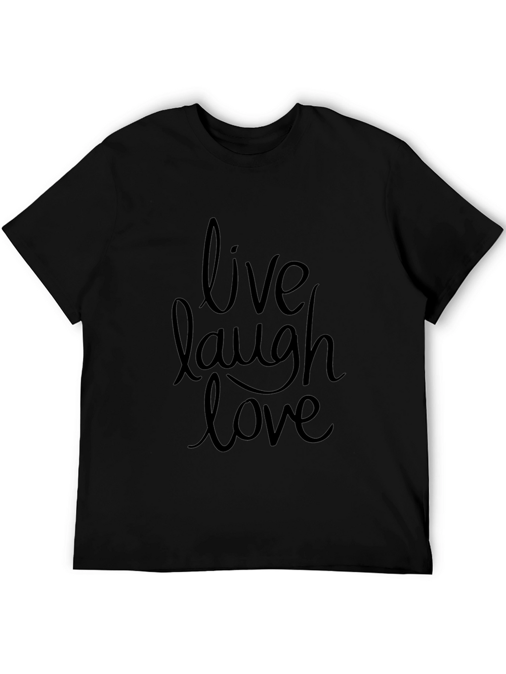 Live Laugh Love Graphic Tee - Black