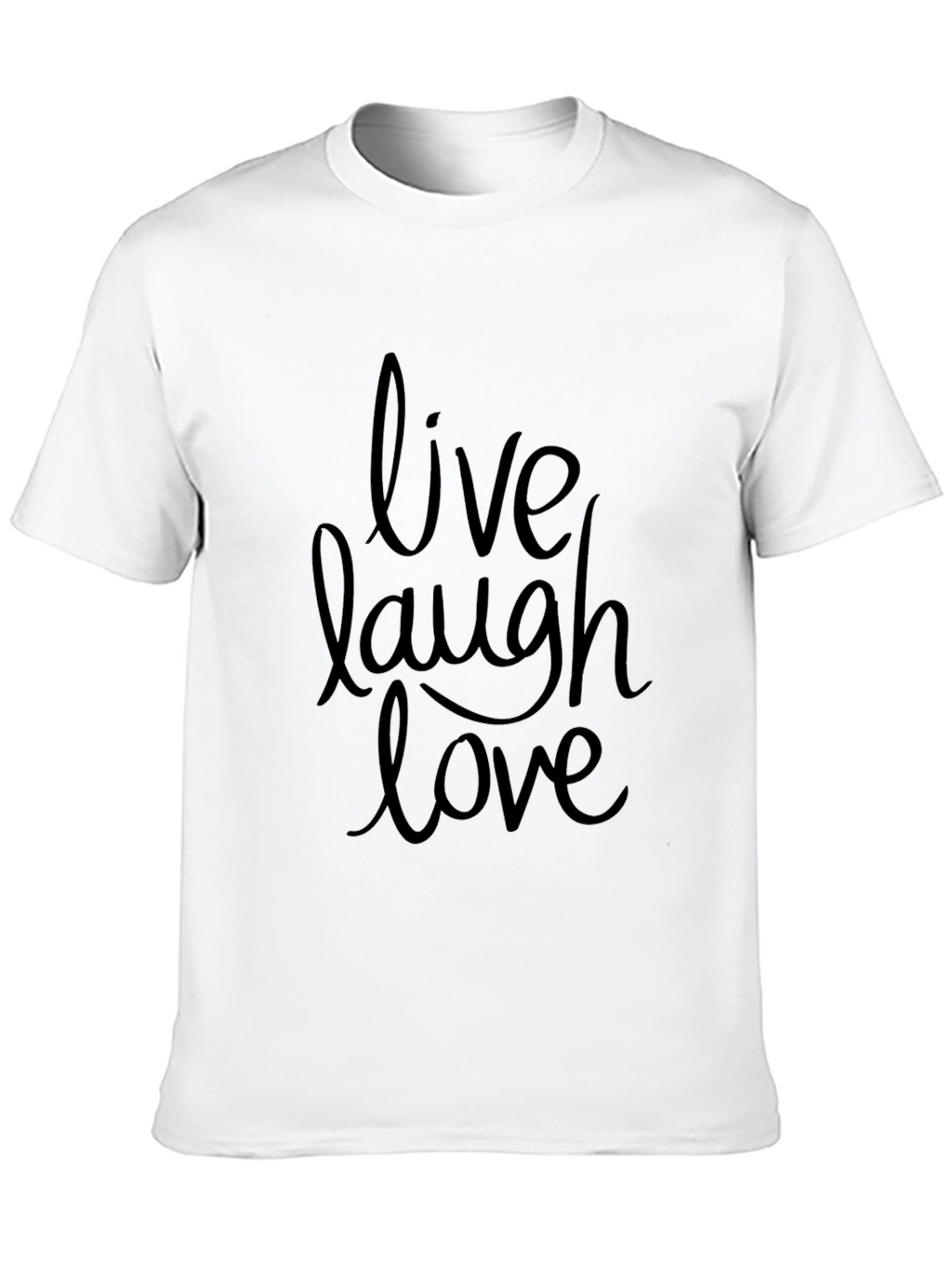 Live Laugh Love Graphic Tee - Black
