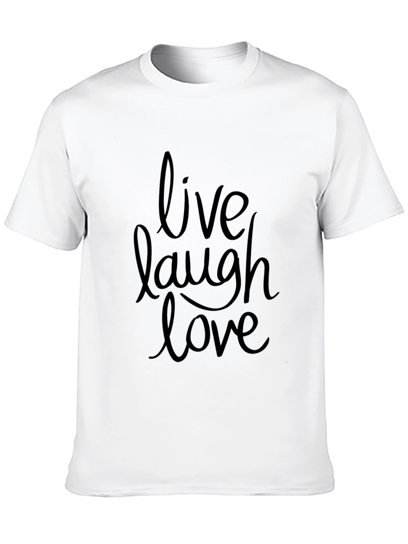 Live Laugh Love Graphic Tee - Black