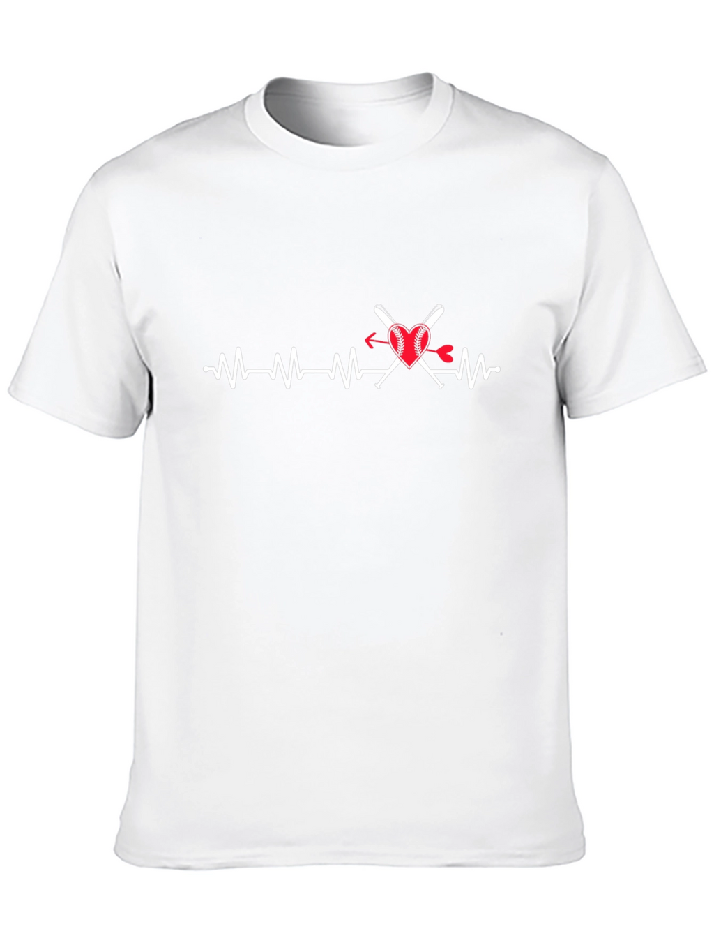 Baseball Heartbeat T-Shirt