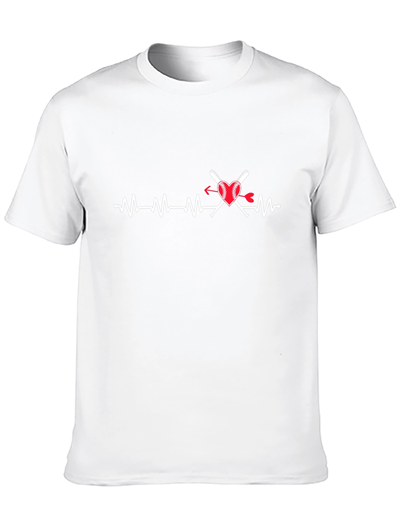 Baseball Heartbeat T-Shirt