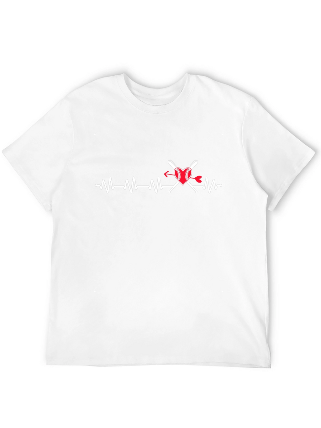Baseball Heartbeat T-Shirt