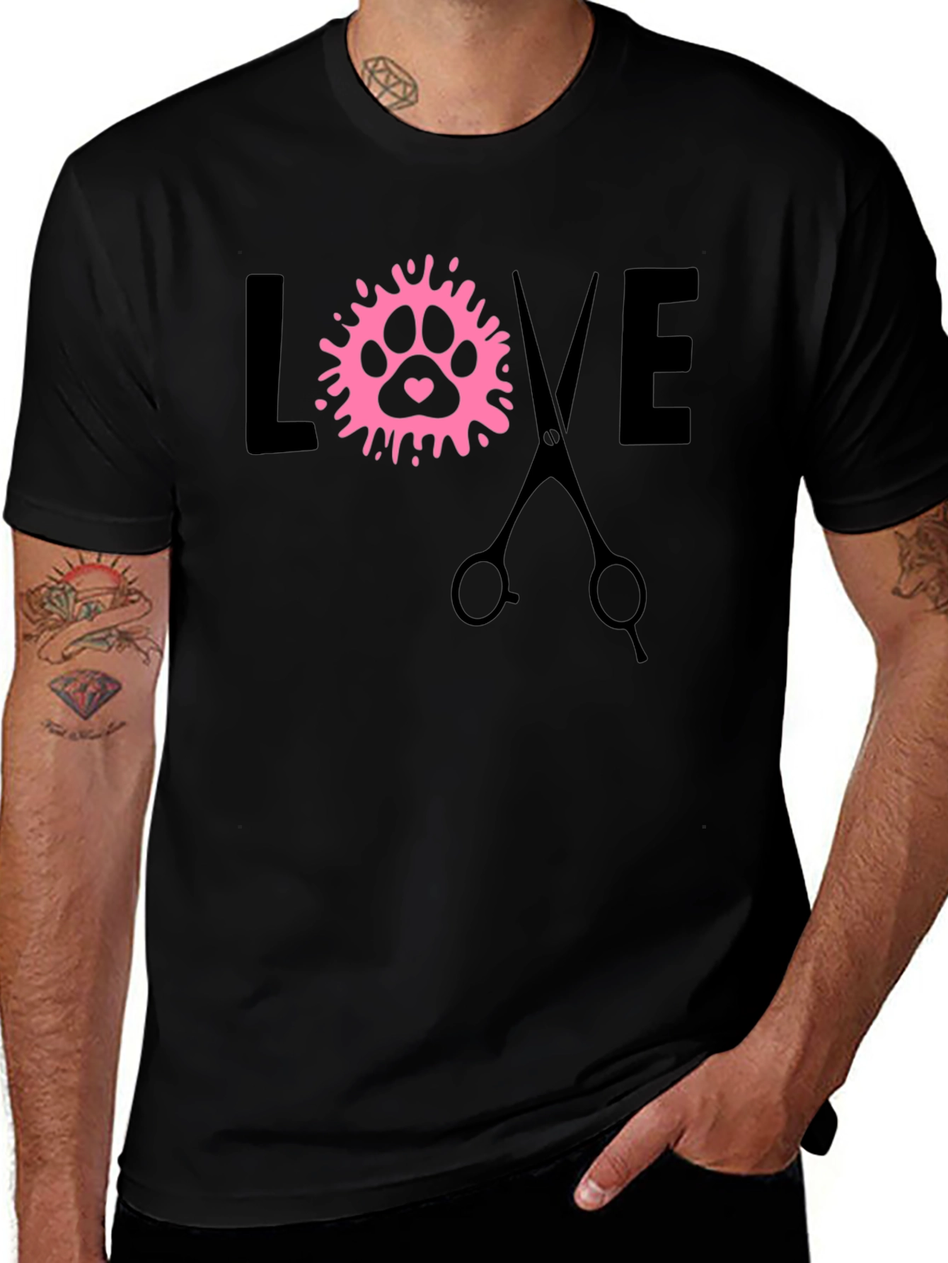 LOVE Dog Groomer T-Shirt