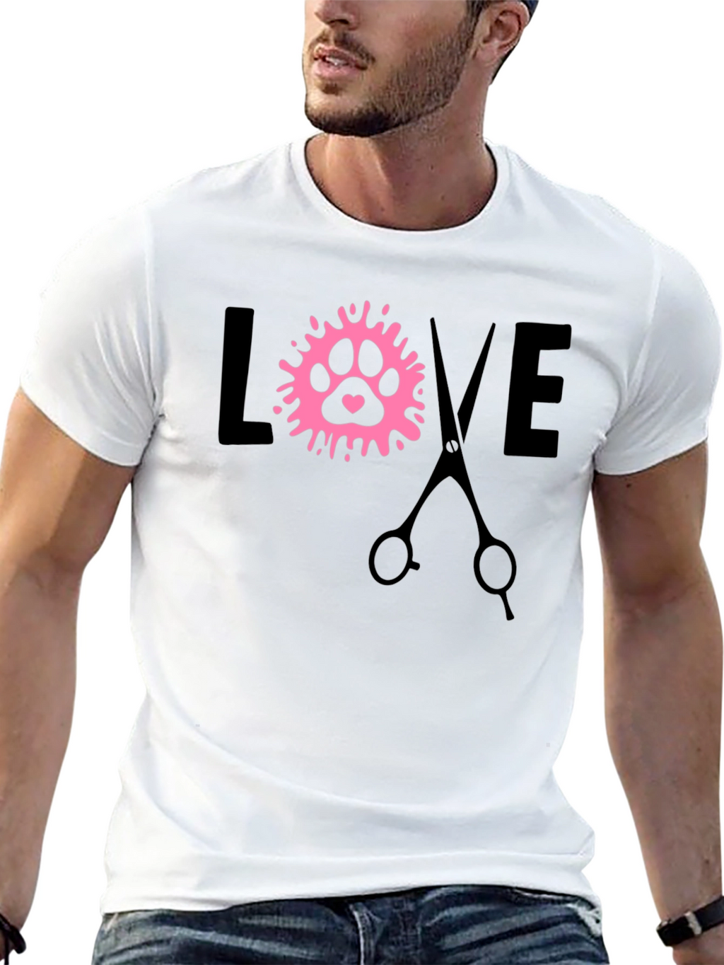 LOVE Dog Groomer T-Shirt