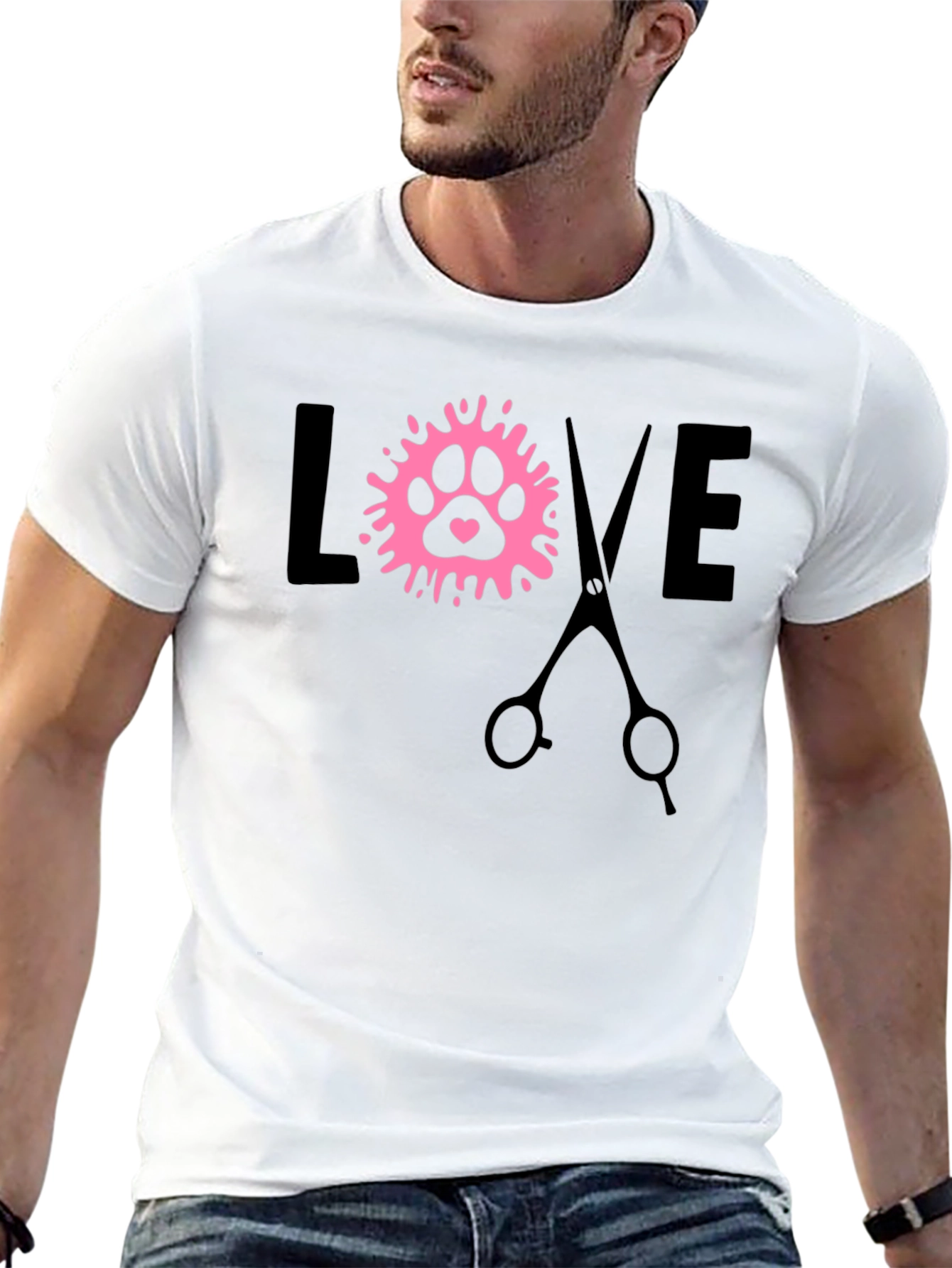 LOVE Dog Groomer T-Shirt