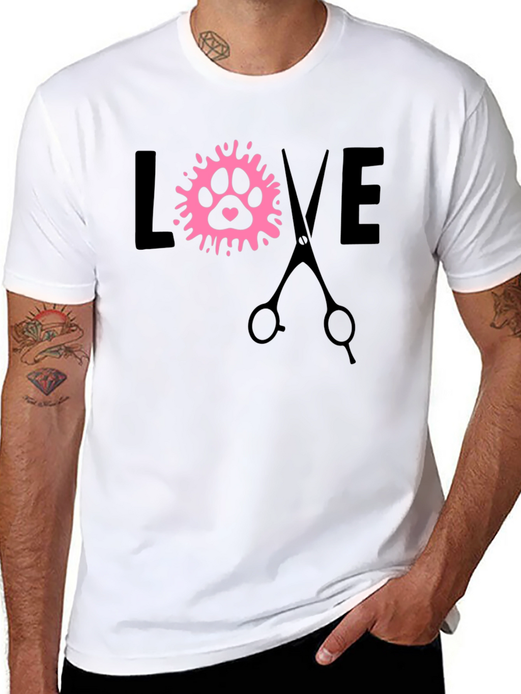LOVE Dog Groomer T-Shirt
